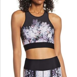 ALALA | Longline Sports Bra in Future Floral